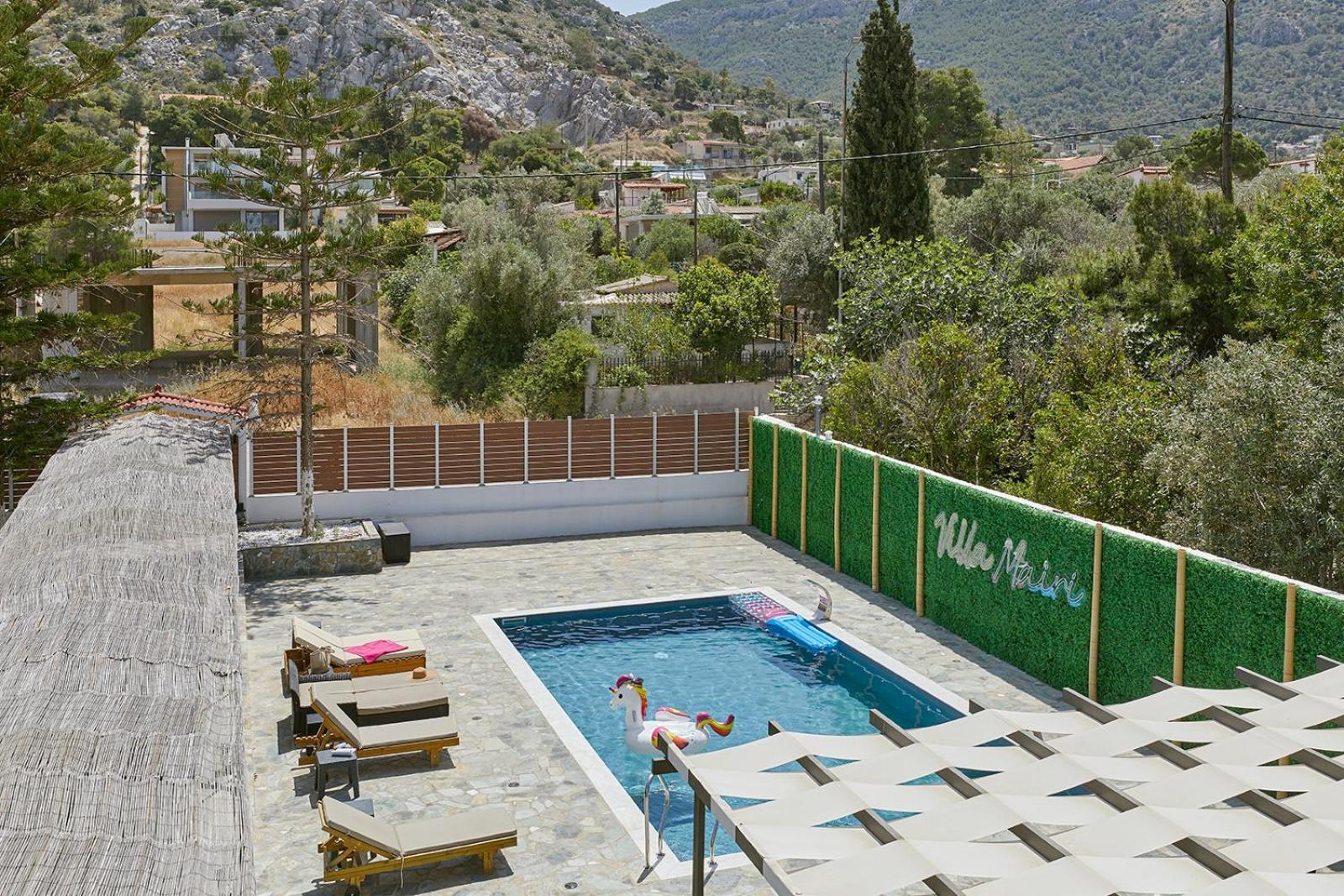Villa Mairi - 2 Private Pools & Game Room Near Athens Salamís Exteriér fotografie