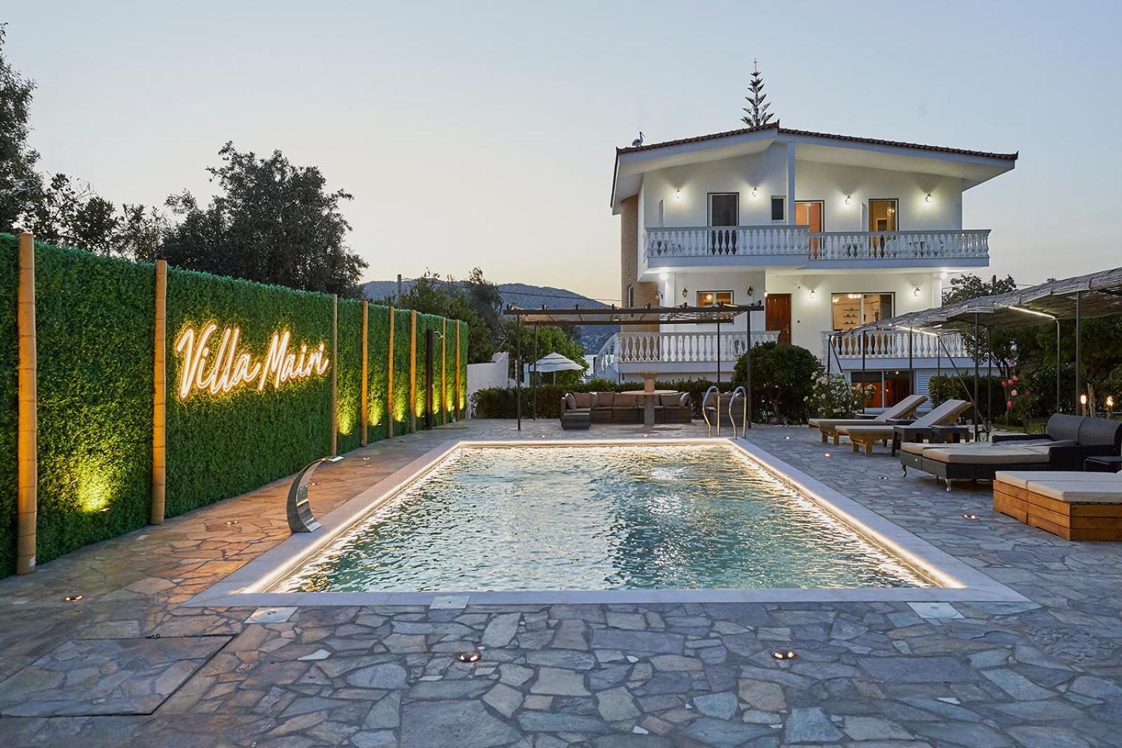 Villa Mairi - 2 Private Pools & Game Room Near Athens Salamís Exteriér fotografie
